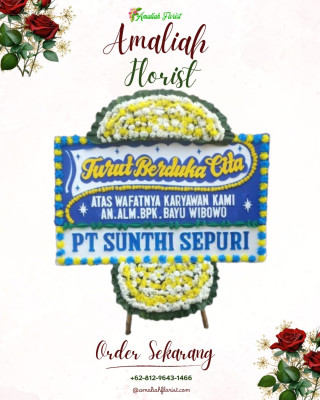 Papan Bunga Duka di Bontang